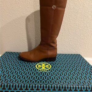 Tory Burch Brown Jolie Leather Boots